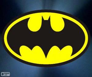 Puzzle Το διάσημο λογότυπο του Μπάτμαν, η νυχτερίδα